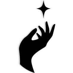 hand reaching toward a floating star 1 - 2D/3D Wall Art STL+SVG For CNC Router, Plasma, Waterjet, Laser & 3D Printer