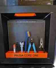 Handle and air vent. for the prusa core one top cover