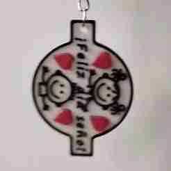 Happy teacher's day round keychain