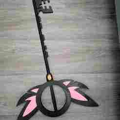 Hazbin Hotel Lucifer's Keyblade / key sword cosplay