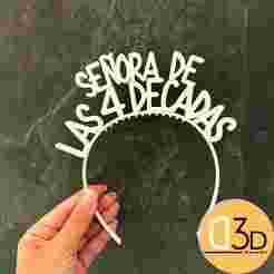 Headband "Lady of the 4 decades".