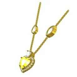 Heart Diamond Pendant