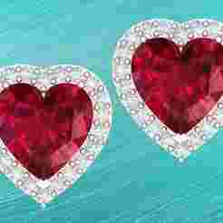 Heart earrings - Love earrings - N915348