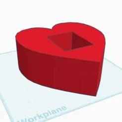 Heart flower pot