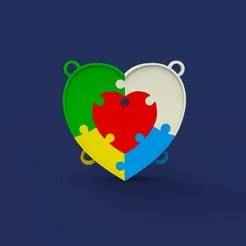 Heart Puzzle Pendant