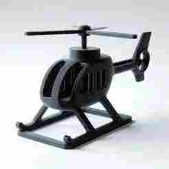 Helicopter Showpiece 3D Print – Decorative Model for Display