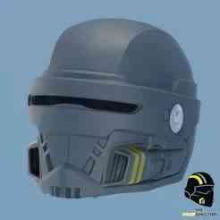 HELLDIVERS 2 BP-20 Correct Officer Helmet COSPLAY 1:1 Replica