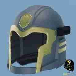 HELLDIVERS 2 BP-77 Grand Juror Helmet COSPLAY 1:1 Replica