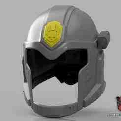 Helldivers 2 BP-77 Grand Juror Helmet Diy KIT Cosplay 1:1 scale