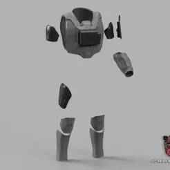 Helldivers 2 SR-24 Street Scout Armor Diy KIT Cosplay 1:1 scale