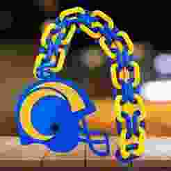 HELMET CHAIN LOS ANGELES RAMS NFL