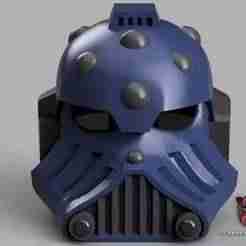 Heresy Space Marine Helmet Eternal Crusade MK.5 Helmet Cosplay 1:1 Replica