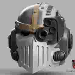 Heretic Iron Warriors Helmet Space Marine 2 1:1 Cosplay Replica Kit (PVP Update)