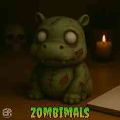 Hippopotamus - Zombimals Collection 👻✨
