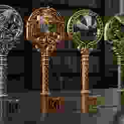Hogwarts house keys