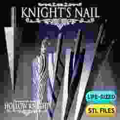 Hollow Knight's Nail STL Files - 4 Types | Life Sized | High Detail