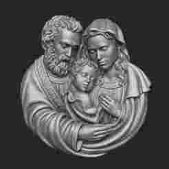 Holy Family Pendant