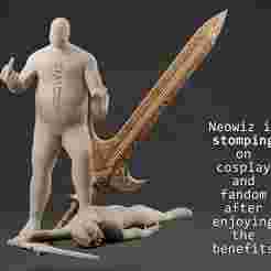 Holy Sword of The Ark Lies of P Life Size Prop STL