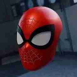 Homemade Friendly Spider-Man Faceshell File