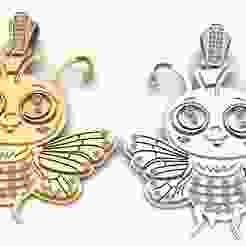 Honeybee  PENDANT 3d printable model