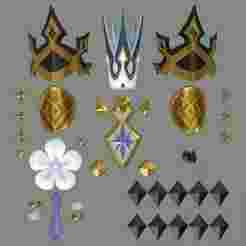 Honkai Star Rail Cerydra Jewelry and Accessories. Video game, props, cosplay
