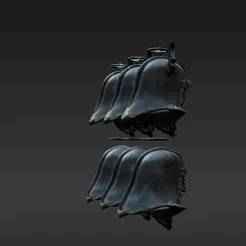 Hooded Angelic Knight Helmets - 28mm Grimdark Sci-Fi Heads