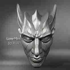 Horned Demon Mask -Fantasy Cosplay Helmet