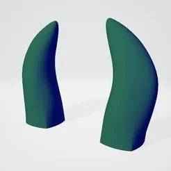 Horns for headphones or headbands 1