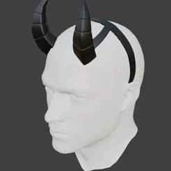 Horns with headband