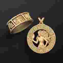 Horoscope Virgo Ring Pendant v2 Collection