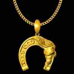 horseshoe charm 20mm