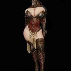 Hot girl knight 3D model for printing-hot girl knight 3D model for printing