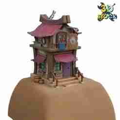 HOUSE STYLIZED 3D PRINT 03