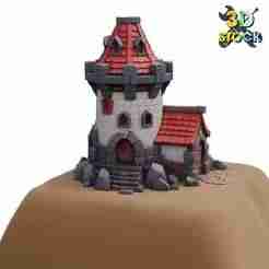 HOUSE STYLIZED 3D PRINT 04