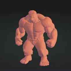 Hulk in STL - 3D Figure for Printing and Collectors