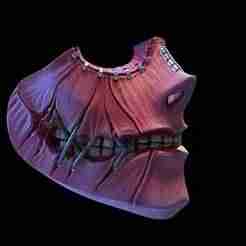 human skin partial mask