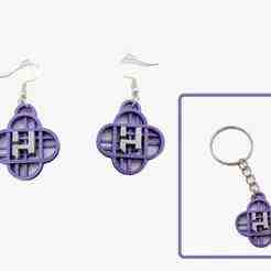 Huntrix Inspired Earrings/Keychain