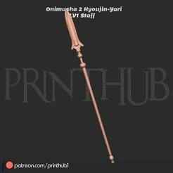 Hyoujin-Yari – Onimusha 2 Inspired Ice Spear – 3D Printable Staff Prop