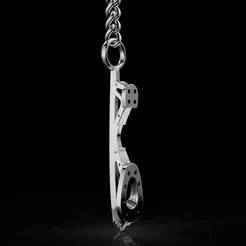 Ice Skate Key Holder Key Chain