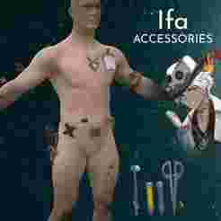 Ifa ACCESSORIES - genshin impact - cosplay prop