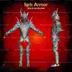 Igris Armor Cosplay Solo Leveling - STL File 3D print model