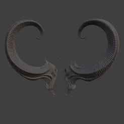 Illidan’s Horns – 3D Printable Demon Horns for Cosplay or Display