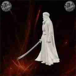 Imam Ali with Zulfiqar Sword V2 - Hz. Ali Zülfikar Kılıcı V2 – SoliDRawinGs SG994