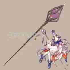 Ininia Staff for Cosplay - Witch Hat Atelier