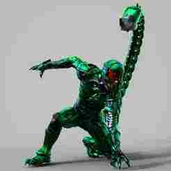 Insomniac Spider-Man Scorpion Statuette
