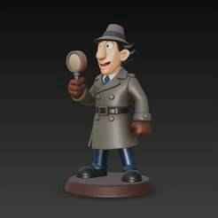 Inspector Gadget - 3D figure Infinity/Disney style (100 mm)