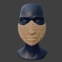 Intricate Details Face Mask
