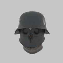 Intricately Armored Sci-Fi Dress Helmet&Hat 3D Model