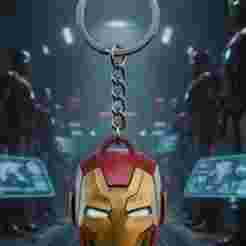 Iron Man Helmet Keychain - Mark Prime Armor Edition - Marvel - Ready to Print