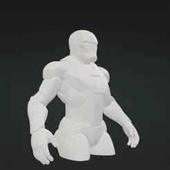 Iron Man in STL - 3D Figure for Printing and Collectors